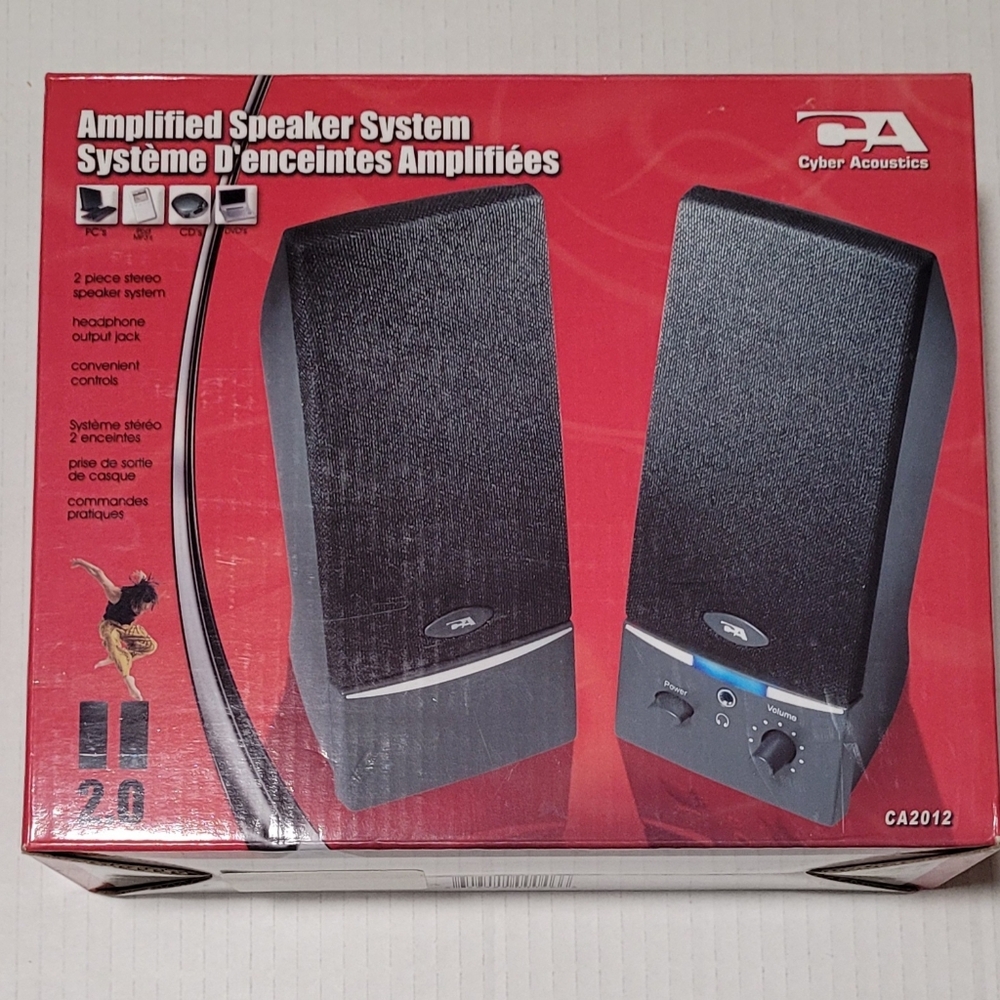 FREE ADD ON ~ Black Amplified Speaker System